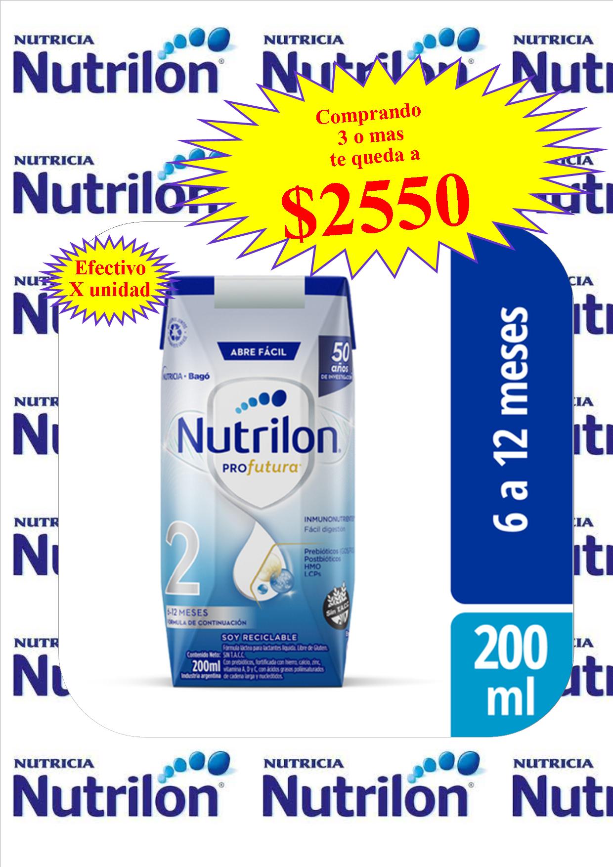 LECHE NUTRILON PREMIUM 2  BRICK 200ML
